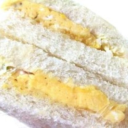 サンドイッチに♡
とろりとおいしい♡
バターの風味がすごく良かったです（*^^*）